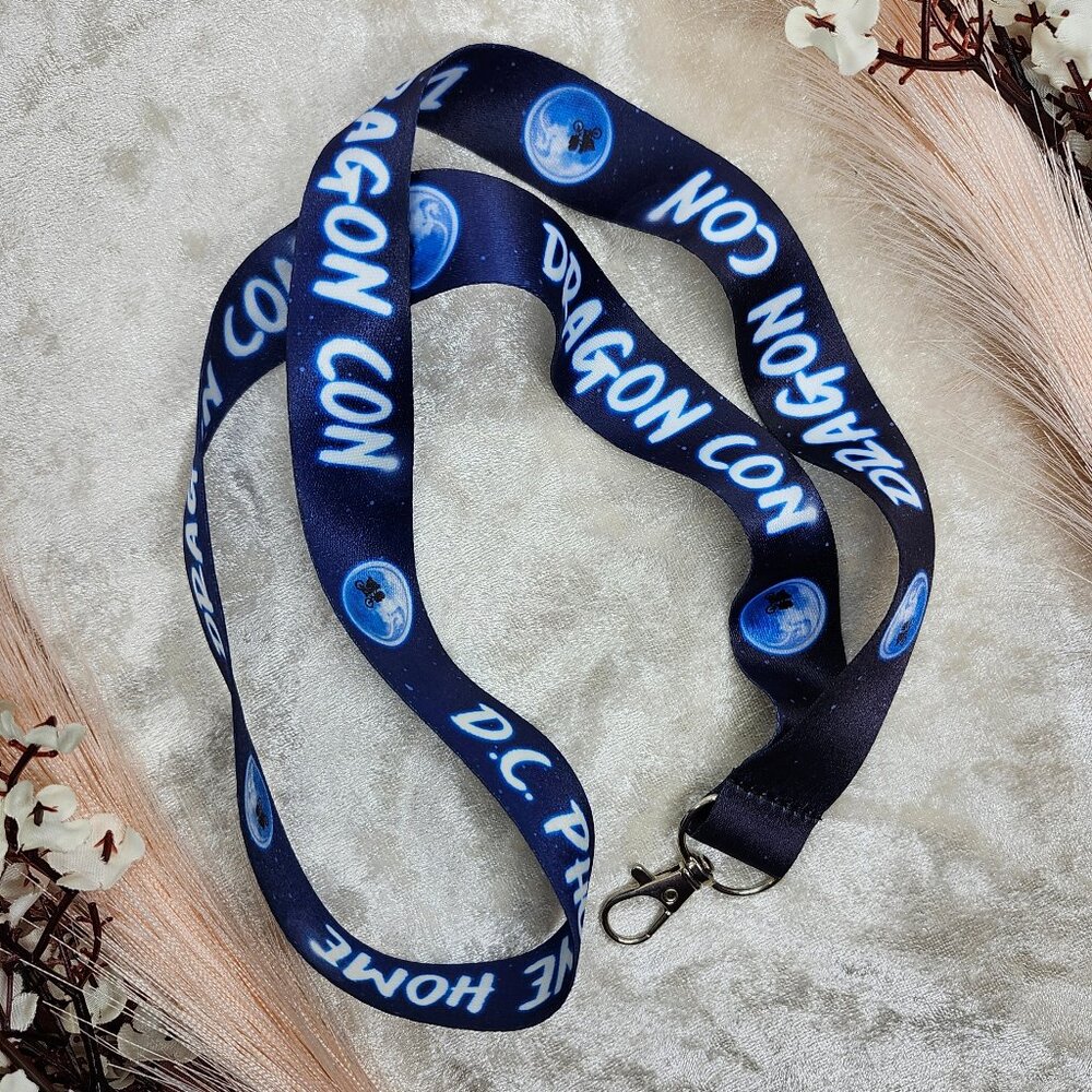 Official 2022 Dragon Con Blue E.T. Phone Home Lanyard
